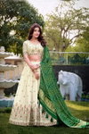 Gatha By Lnb Khadi Cotton With Sequins And Thread Embroidery Work Lahenga Choli With Dupatta Wholesale Market Surat